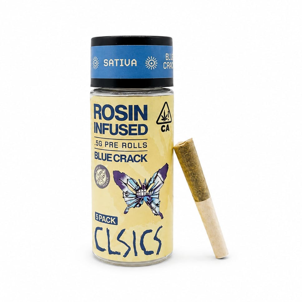 CLSICS Rosin & Rosin Infused Pre Rolls — Blue Crack