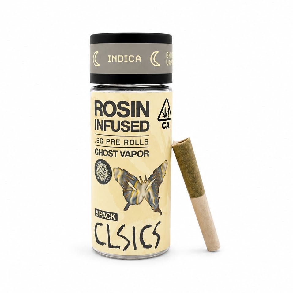 CLSICS Rosin & Rosin Infused Pre Rolls — Ghost Vapor Og