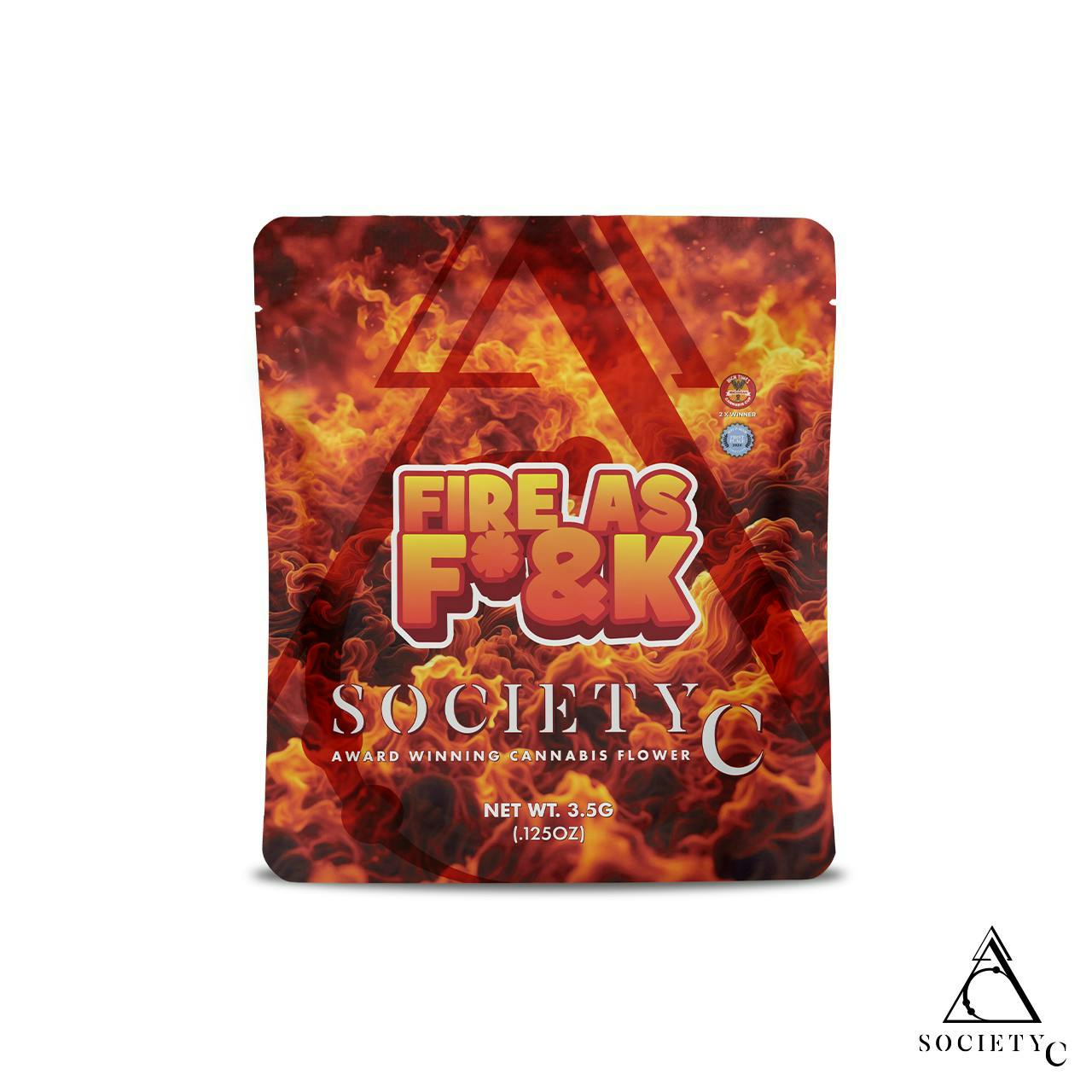 Society C | Fire As Fuck | Big Buds | 3.5g