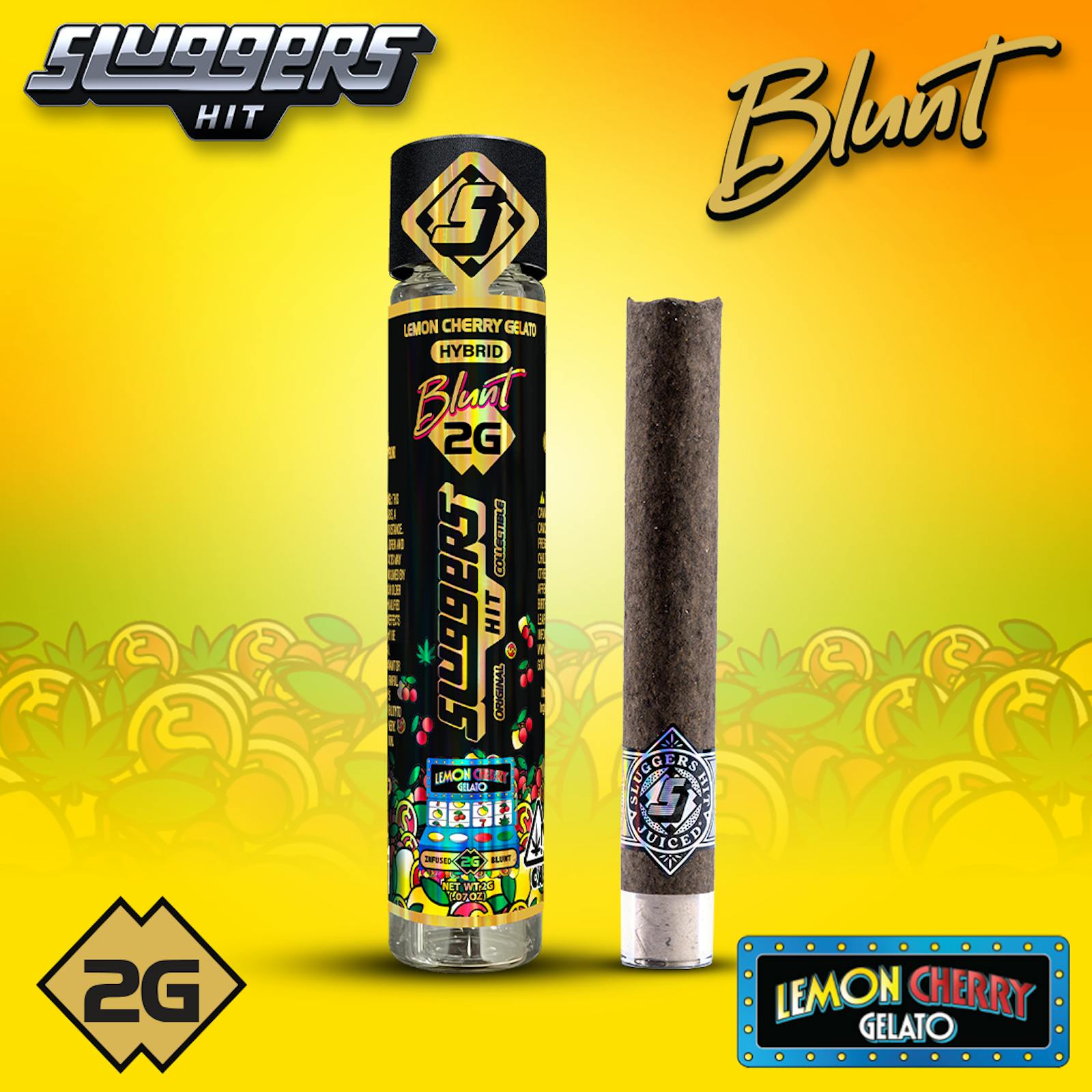 Sluggers - Infused Blunt - 2g - Lemon Cherry Gelato