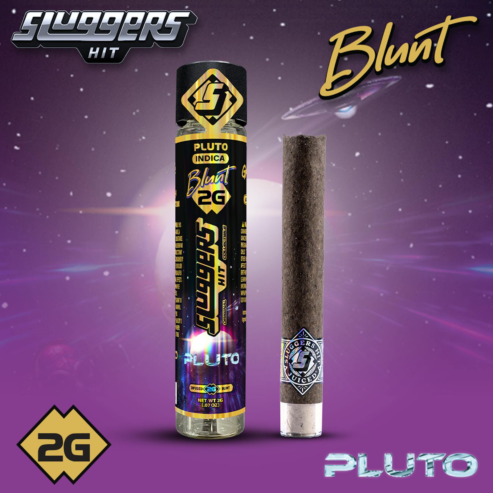 Sluggers x Gas House - Infused Blunt - 2g - PLUTO