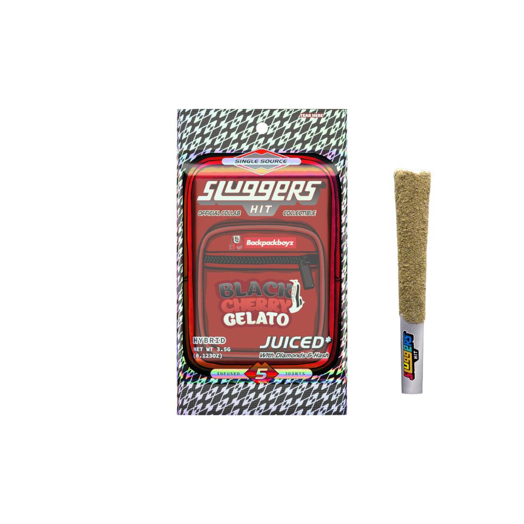 Sluggers x Backpack Boyz | Black Cherry Gelato | Infused 3.5g 5pk ...