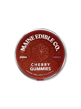 450mg Cherry Indica Gummies - The Maine Edible Co.