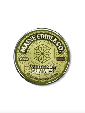 450mg White Grape Indica Gummies - The Maine Edible Co.