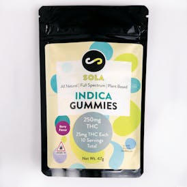 250mg Indica Gummies - Berry Flavor Pack