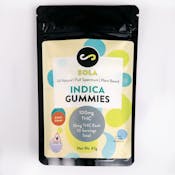SOLA Edibles | 100mg Indica Gummies | Citrus