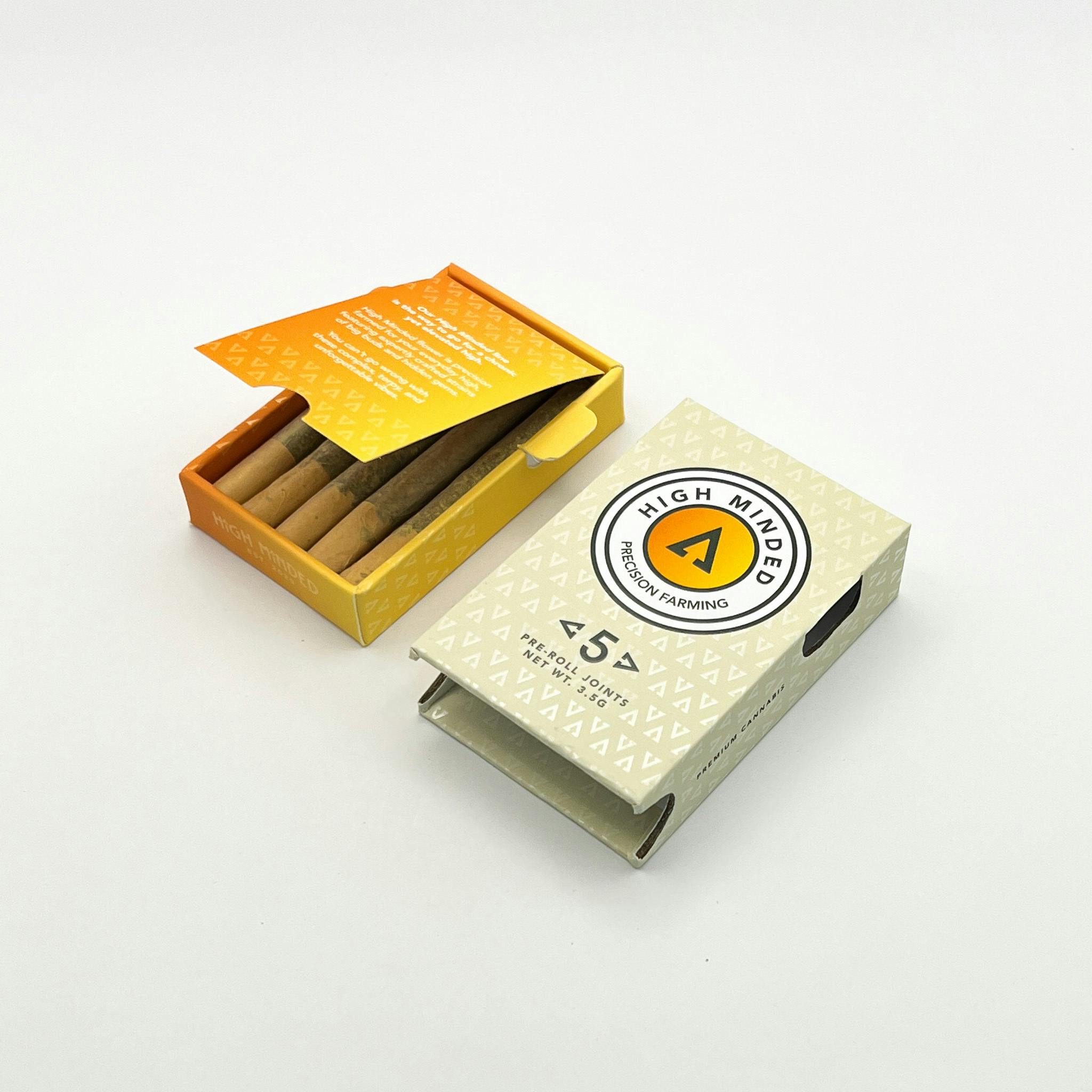 High Minded Permanent Marker Pre Roll 5pk Weedmaps