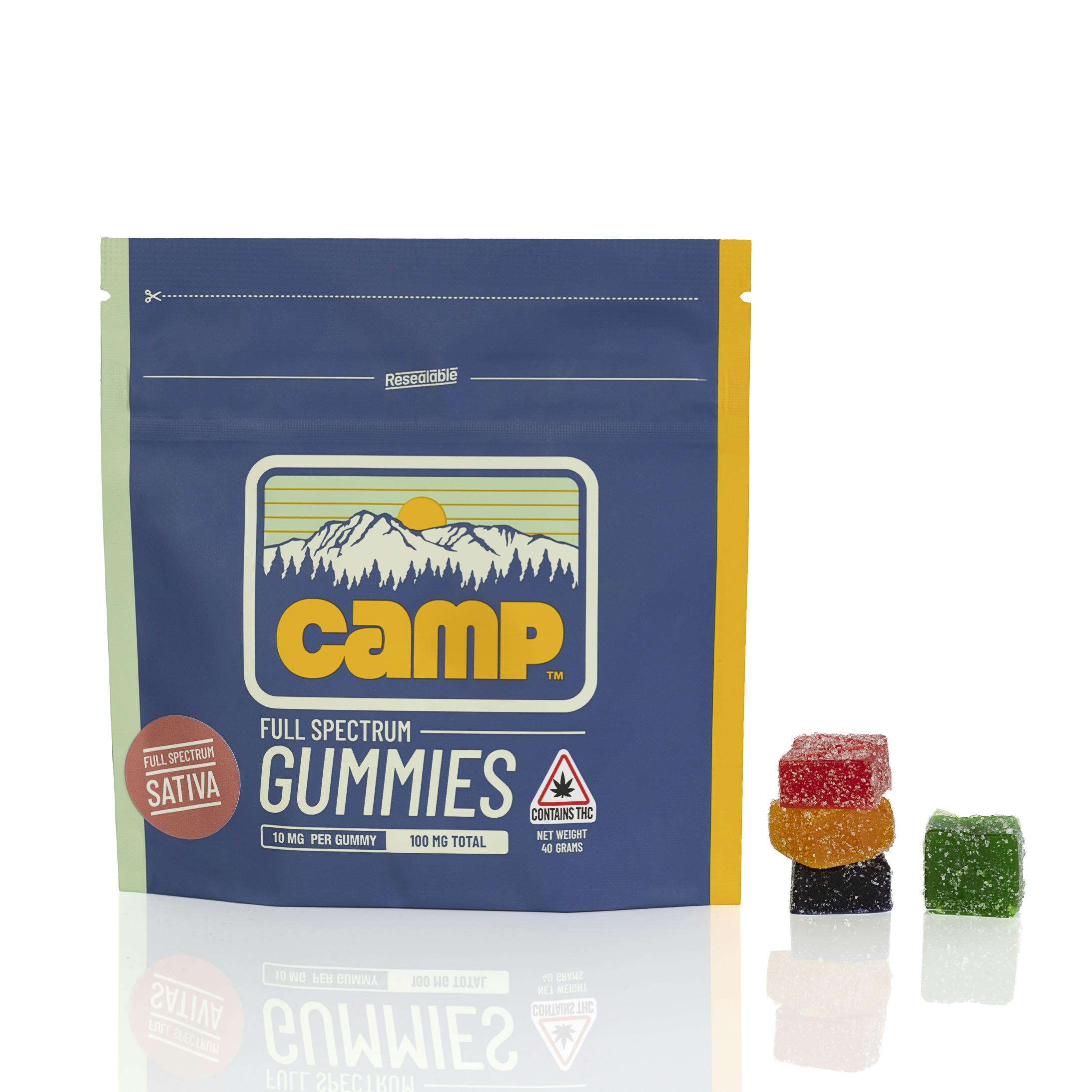 Gummies - Citrus - 100mg/10pk - Camp Cannabis