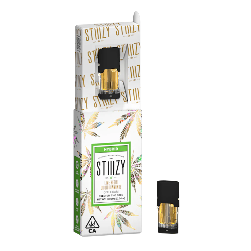 STIIIZY Vape Cartridge - PINK RUNTZ 1G Live Resin Liquid Diamonds Pod - STIIIZY, Cartridges