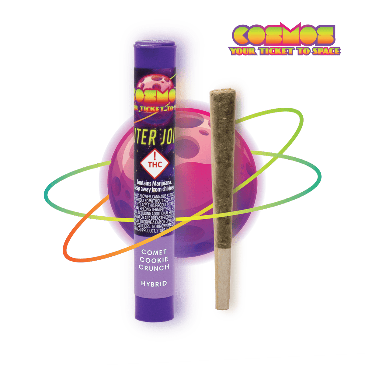 Jupiter Joint Infused Hybrid 1g Pre-roll Comet Cookie Crunch