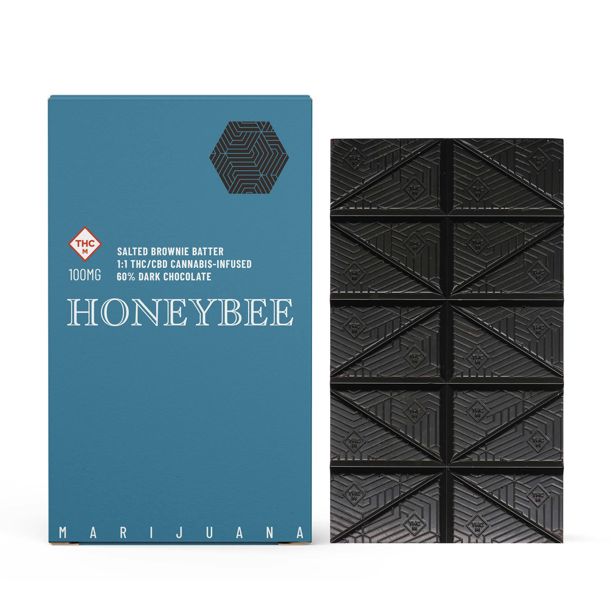 Salted Brownie Batter 1:1 Dark Chocolate by Honeybee