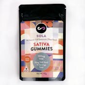 Sola Edibles | 100mg Sativa Gummies - Citrus Flavor Pack