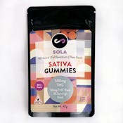 SOLA EDIBLES | 500mg Sativa Gummies | Berry