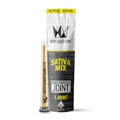 West Coast Cure - Sativa Mix - Top Shelf CUREjoint 1g