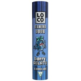 LOCO Infused Pre-roll - Berry Gelato Diamond Doob