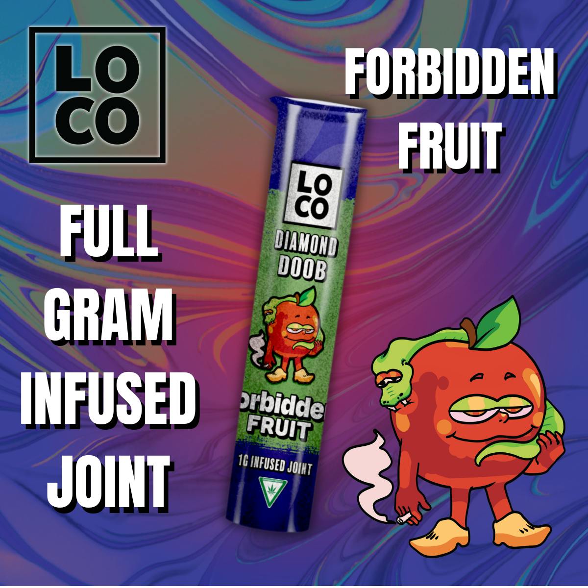 LOCO Infused Joint 1g – Forbidden Fruit