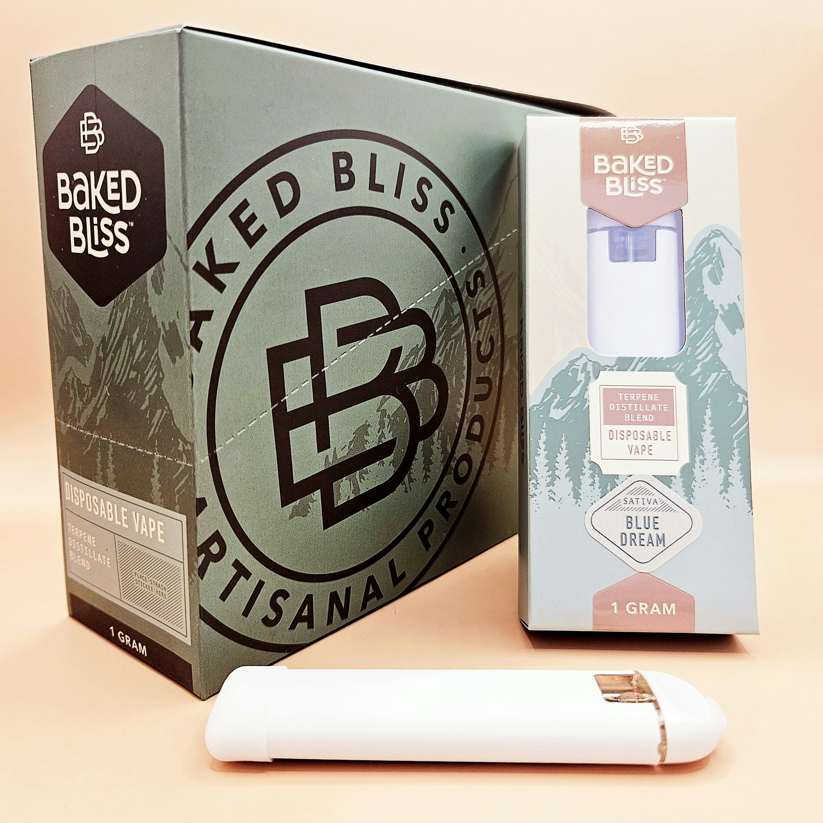 Baked Bliss Blue Dream 1g Disposable by Baked Bliss Edibles