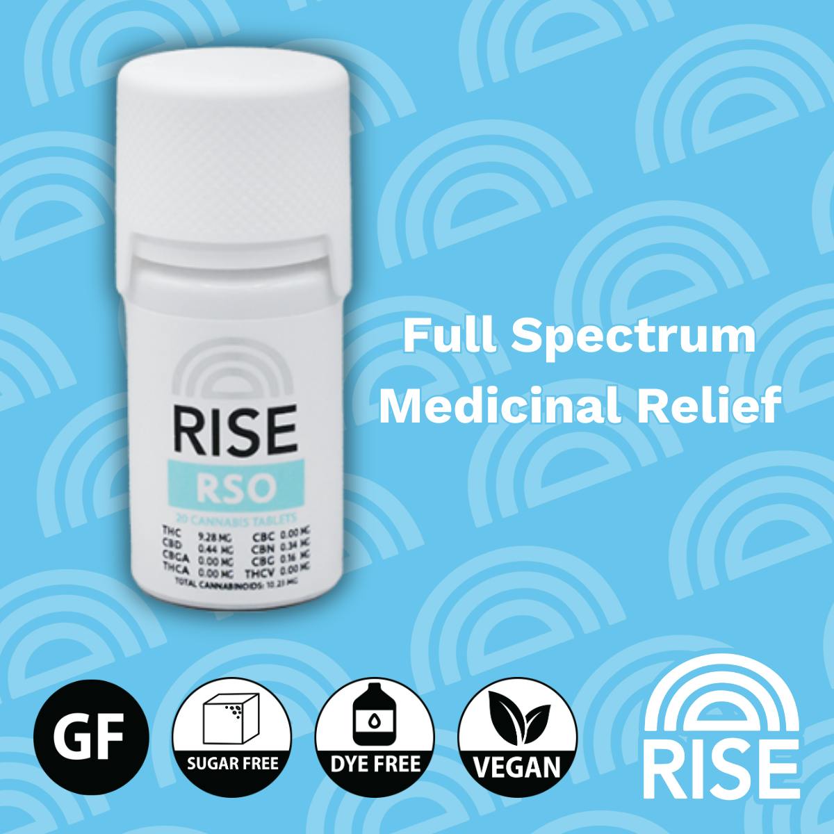 RISE RSO Tablets (20 count) at The Hive at BDT