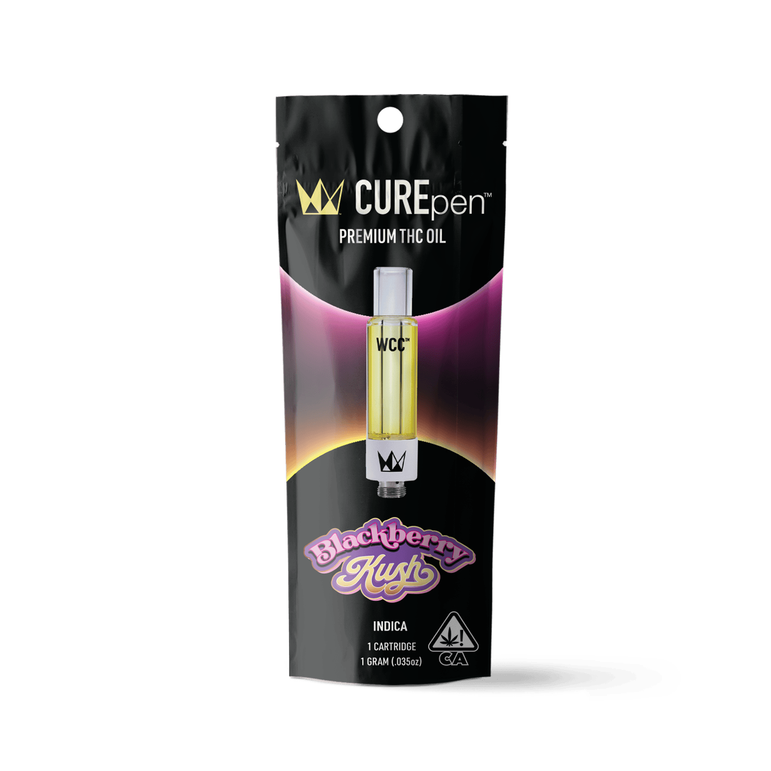 Blackberry Kush CUREpen Cartridge - 1g - Bishop Boyz Dispensary