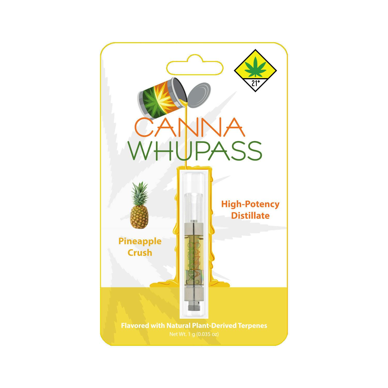 Canna Organix Pineapple Crush Canna Whupass Vape Cartridge 1g