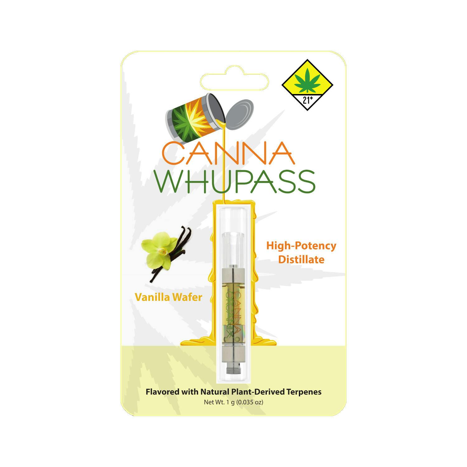 Vanilla Wafer | Canna Whupass | Vape Cartridge | 1g