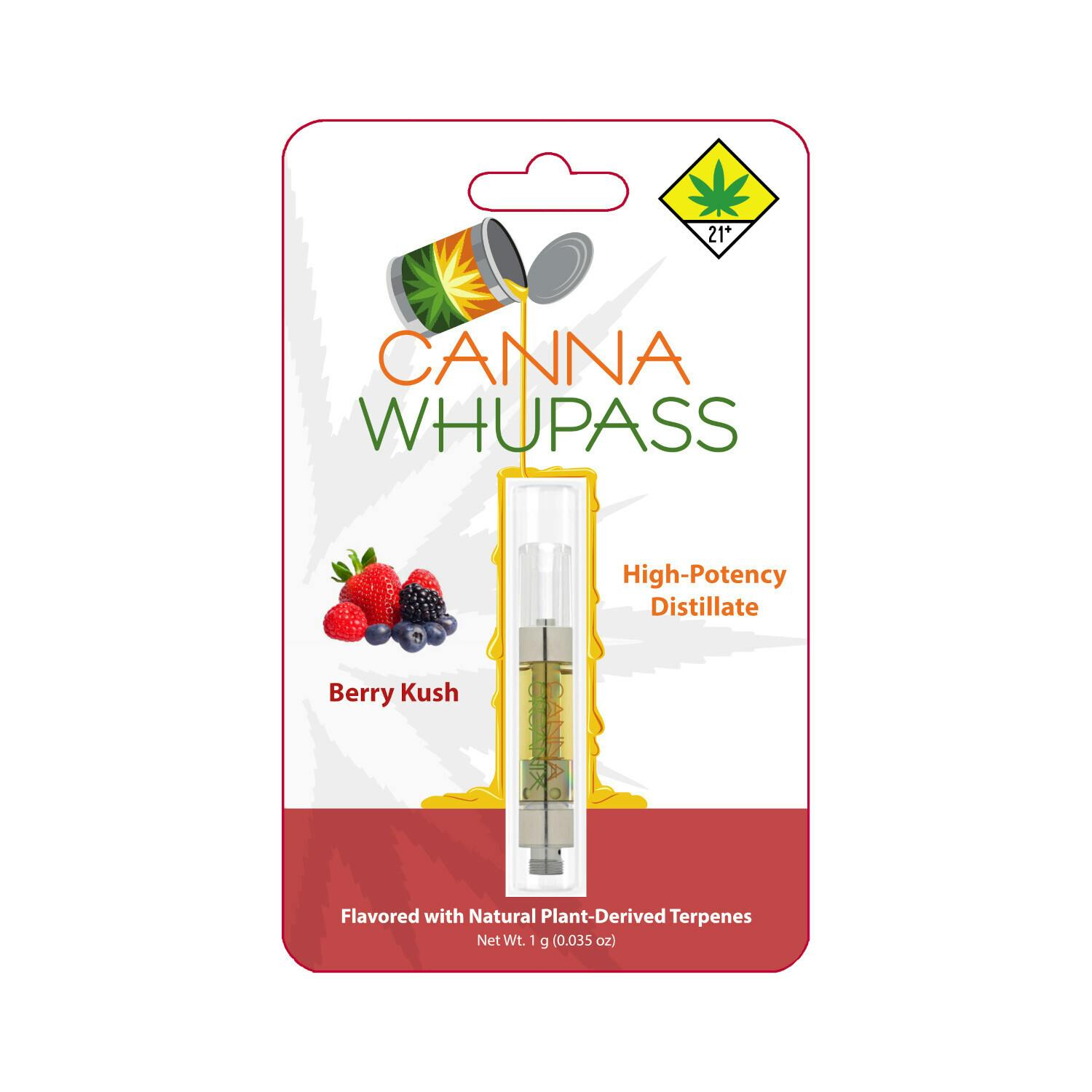 Berry Kush | Canna Whupass | Vape Cartridge | 1g by Canna Organix