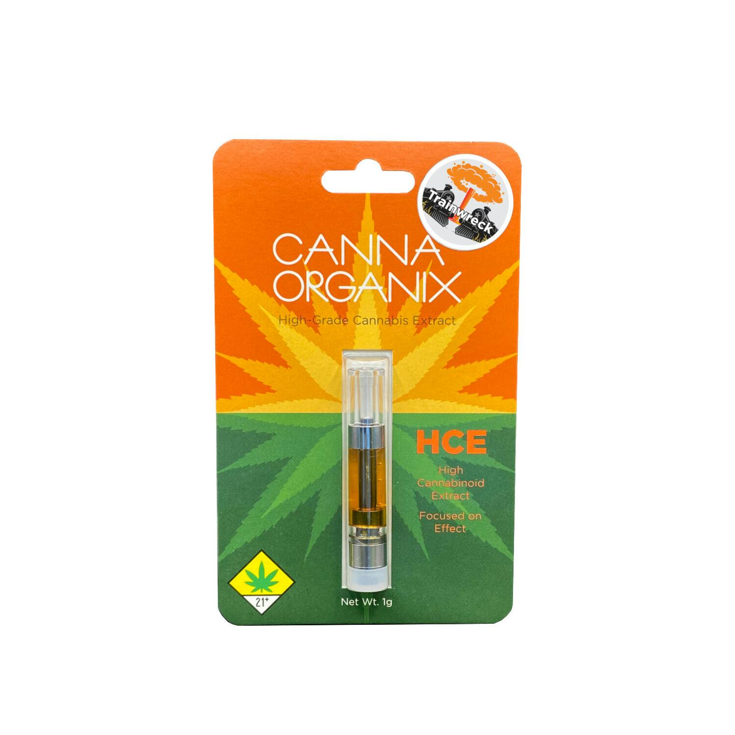 Trainwreck OG | HCE Vape Cartridge | 1g by Canna Organix