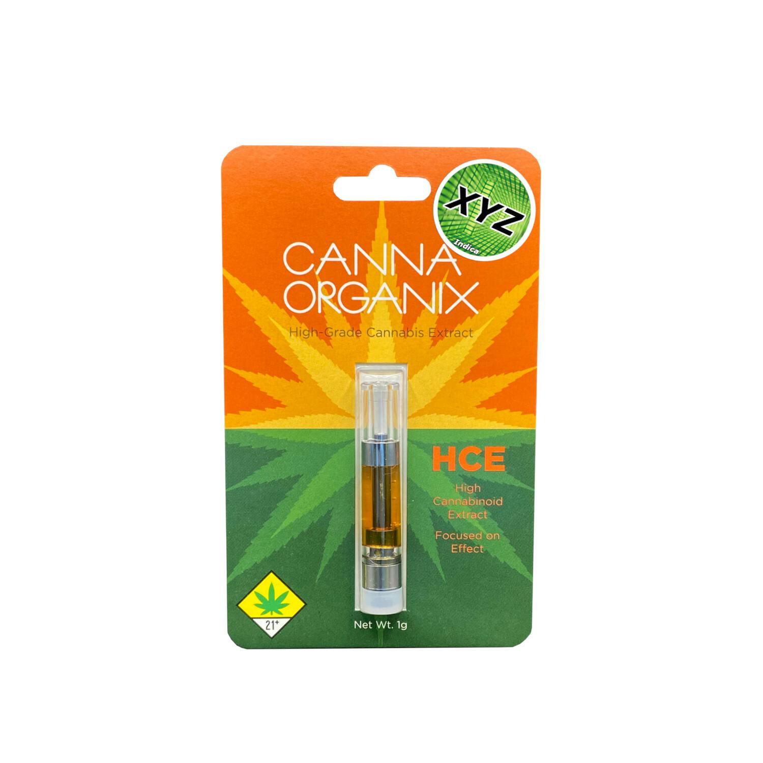 XYZ | HCE Vape Cartridge | 1g by Canna Organix