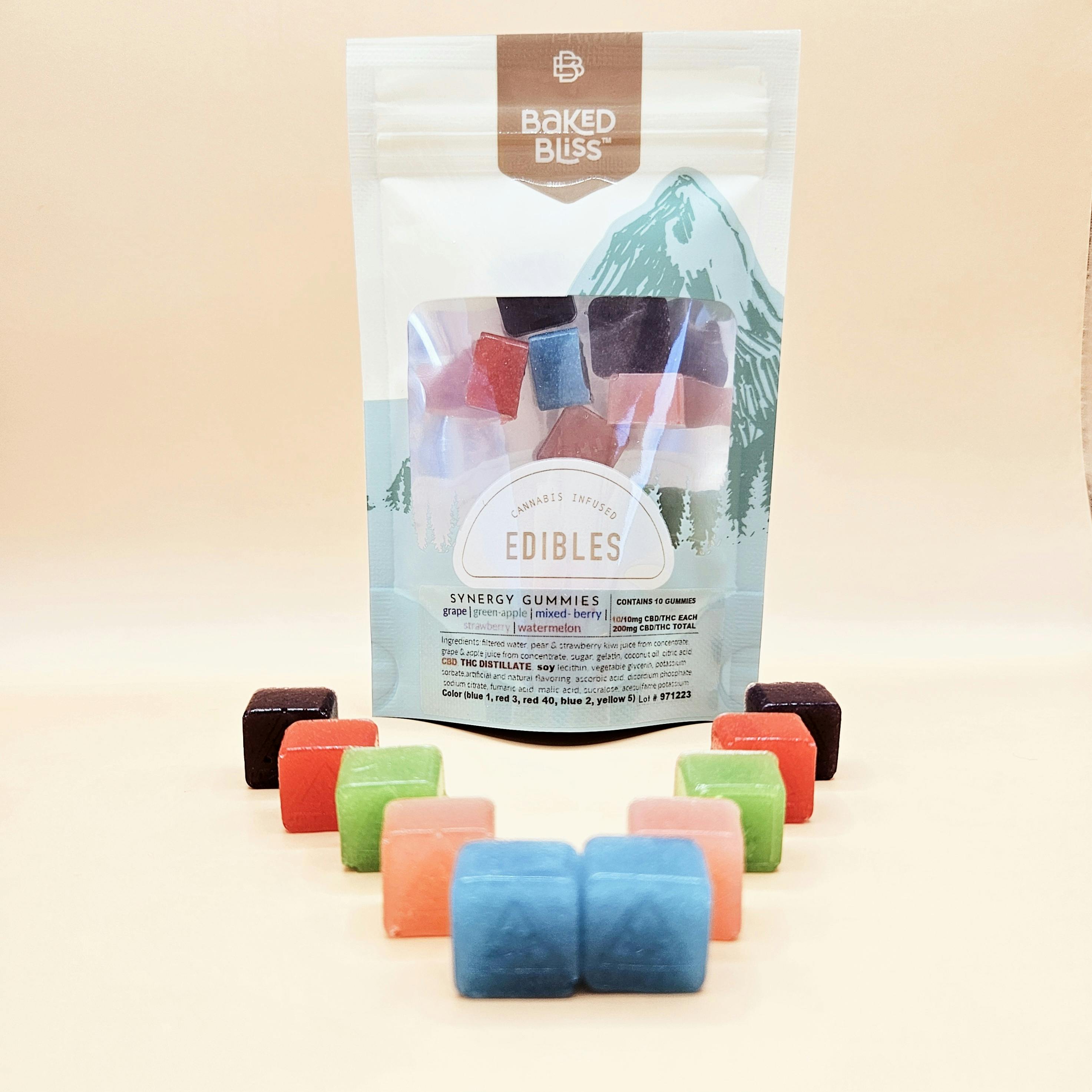 Baked Bliss 200mg Synergy Gummies by Baked Bliss Edibles