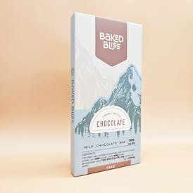 Baked Bliss 500mg Milk Chocolate Bar