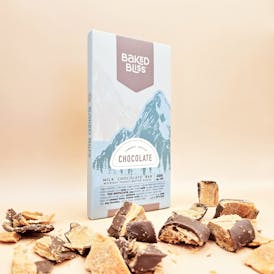 Baked Bliss 200mg Chocolate Bar W/Crispy Peanut Butter Pieces
