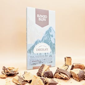 Baked Bliss 500mg Chocolate Bar W/Crispy Peanut Butter Pieces