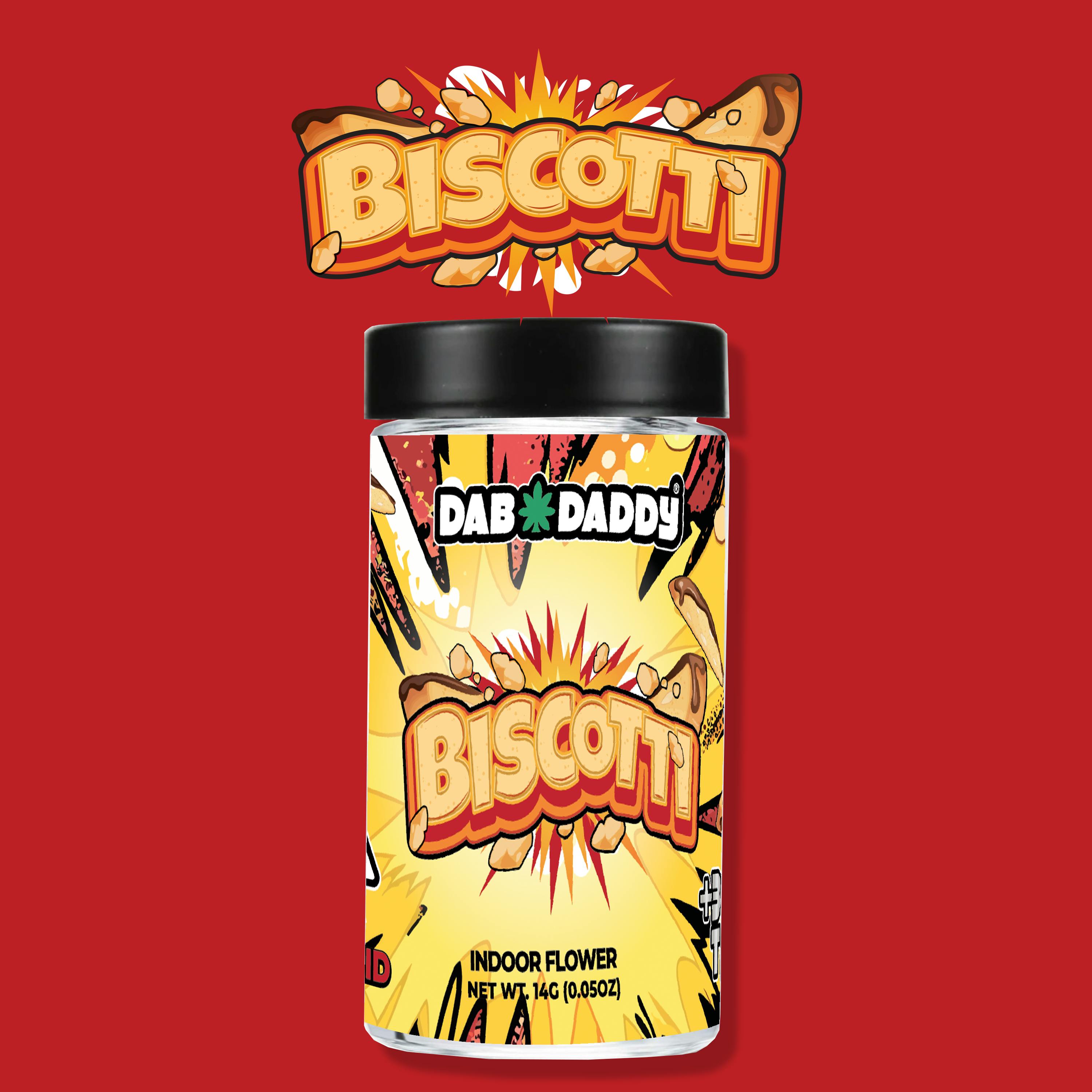 Biscotti Flower Dab Daddy® 14g Premium Indoor Flower - Dab Daddy Ⓡ