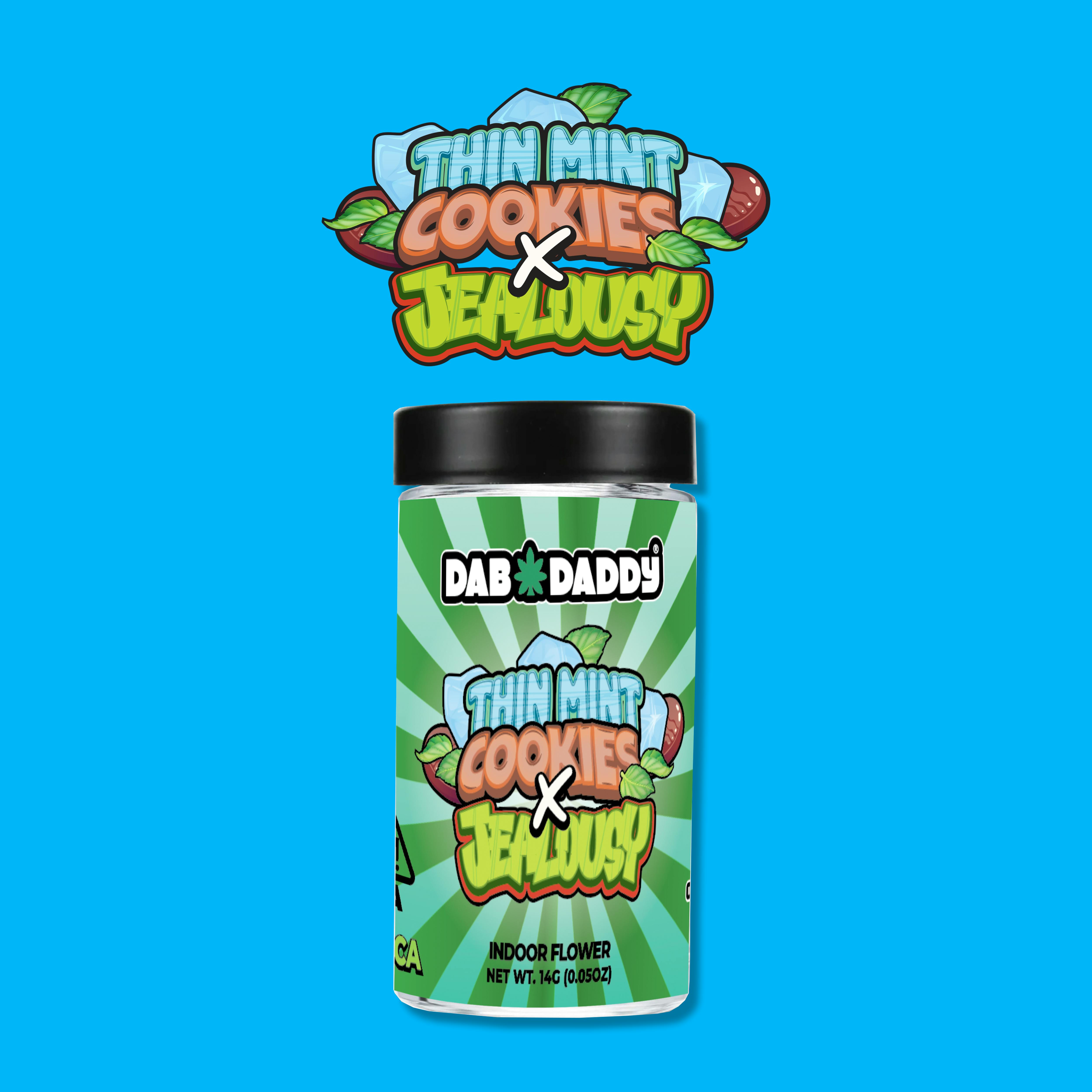 Thin Mint Cookies X Jealousy Flower Dab Daddy® 14g Premium Indoor