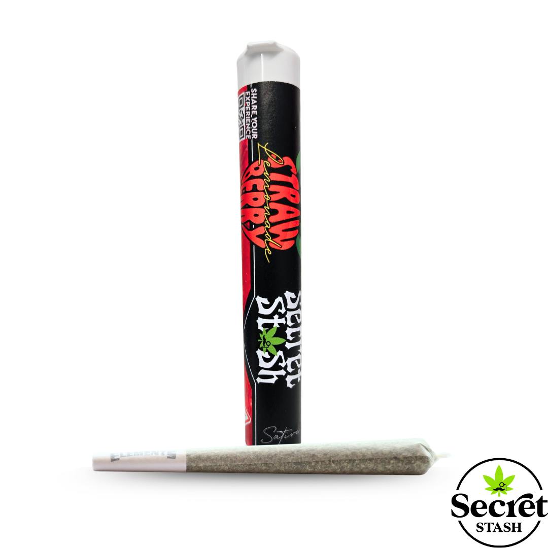 Secret Stash | Full Bud Pre Roll | Strawberry Lemonade | 1.2g by Secret Stash