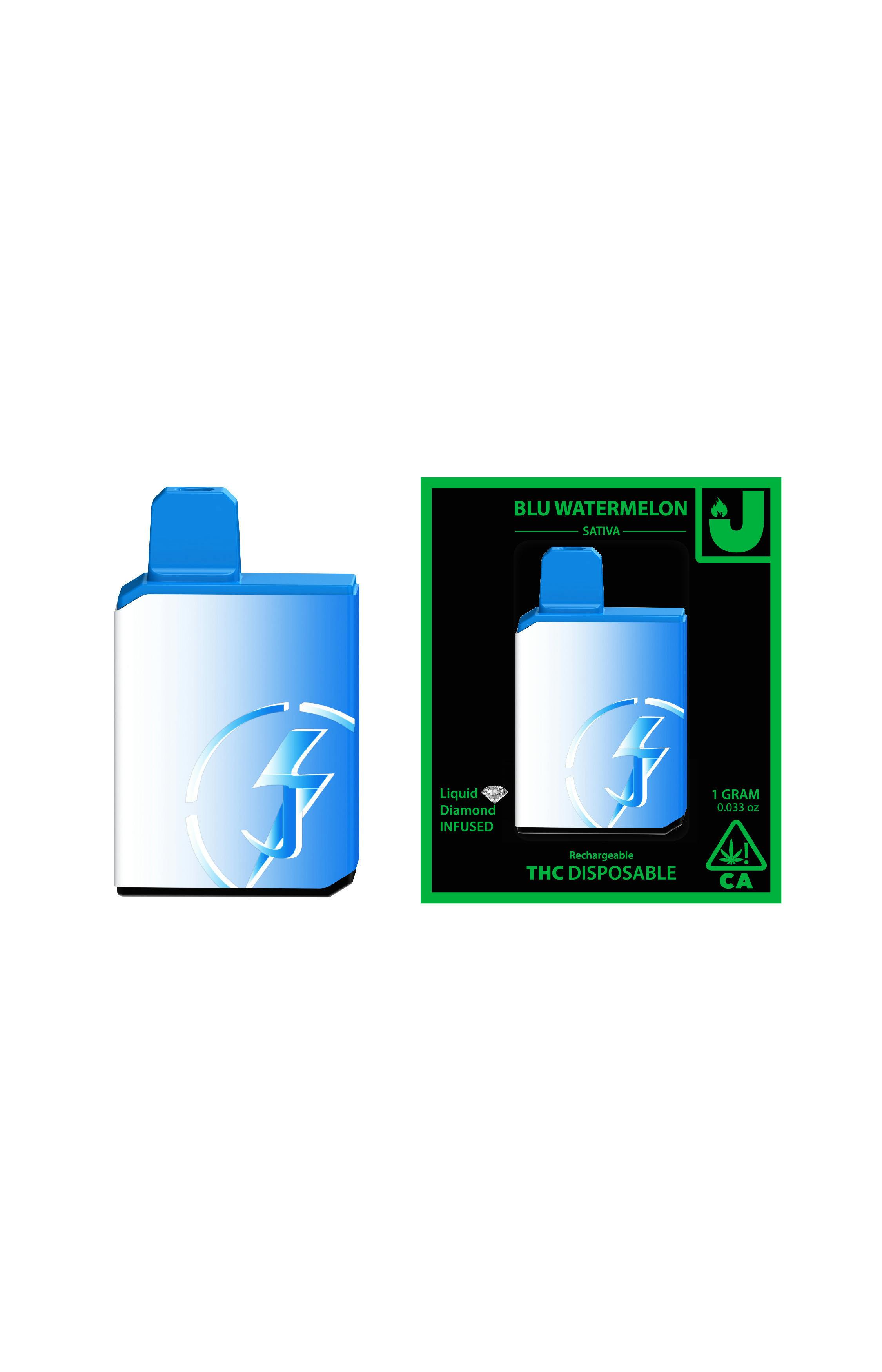 Blu Watermelon 1g Liquid Diamonds Disposable - Just J