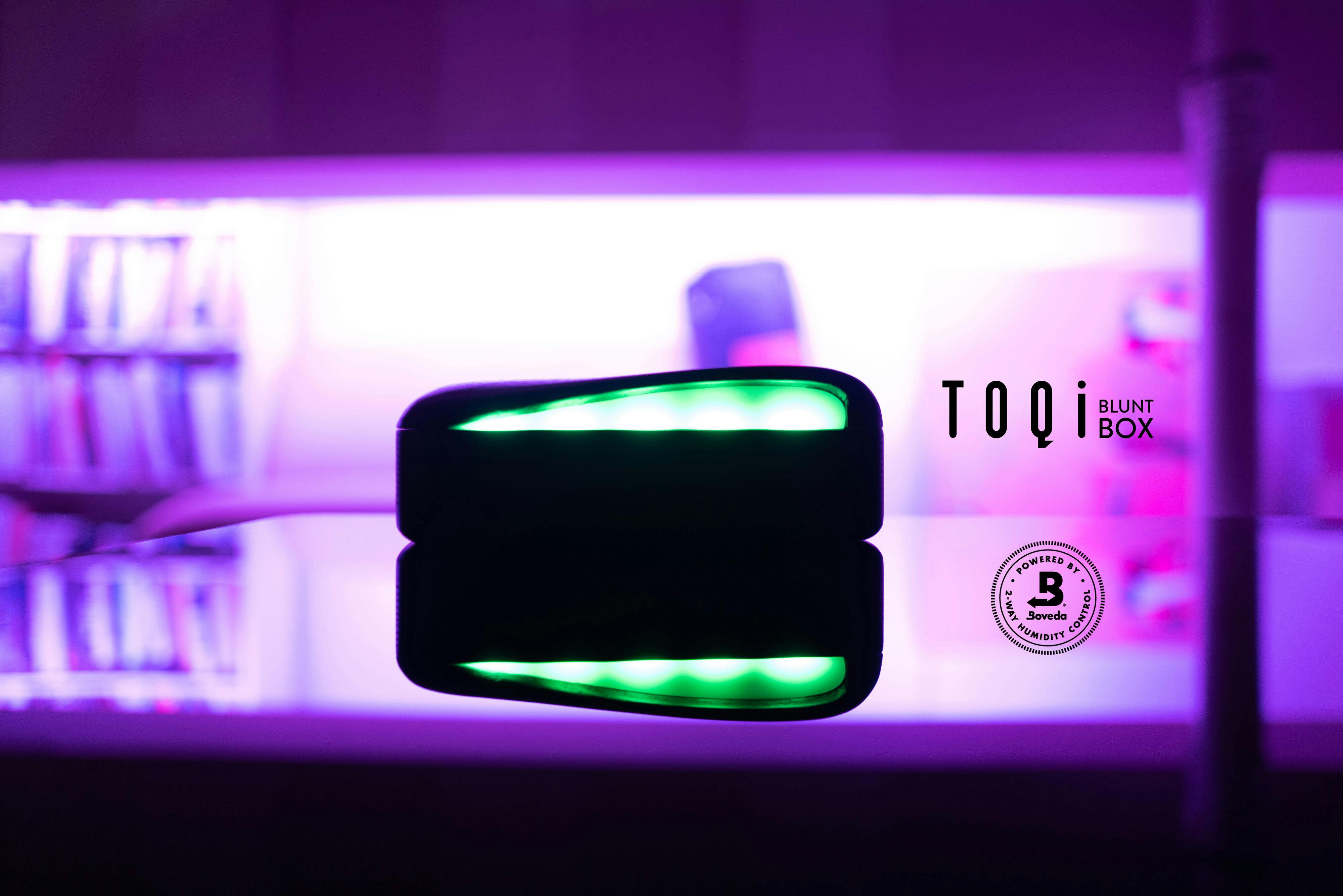 TOQi Blunt Box - Digital Humidity Reporting