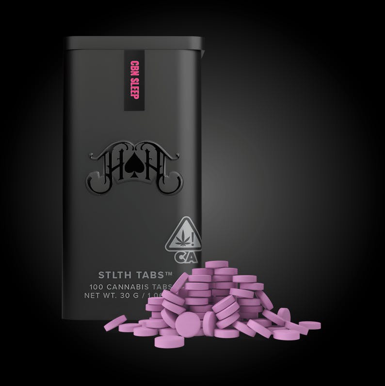 Lights Out | CBN Sleep | Stlth Tablets | 1000mg THC | 100ct | 10mg/ea