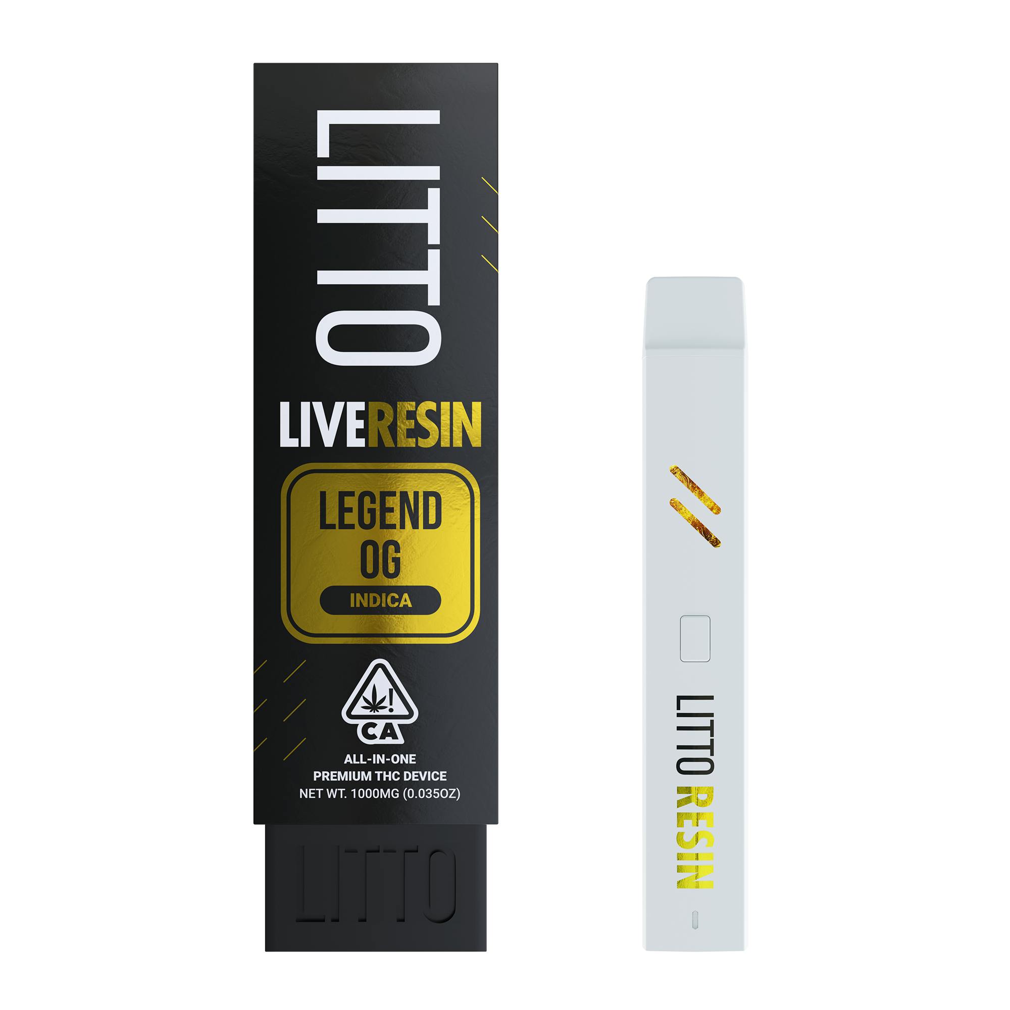 Litto - Legend Og - Live Resin All-in-one - Indica - 1g - Litto