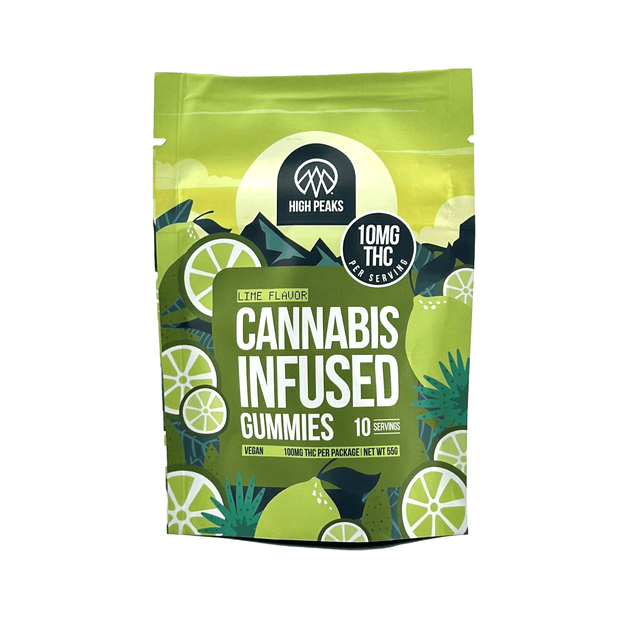 High Peaks Lime Cannabis Infused Gummies | Weedmaps