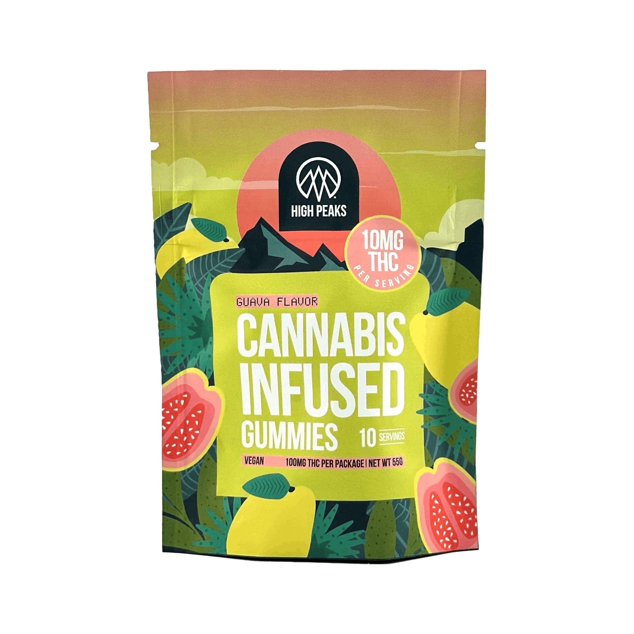 Guava Cannabis Infused Gummies - High Peaks