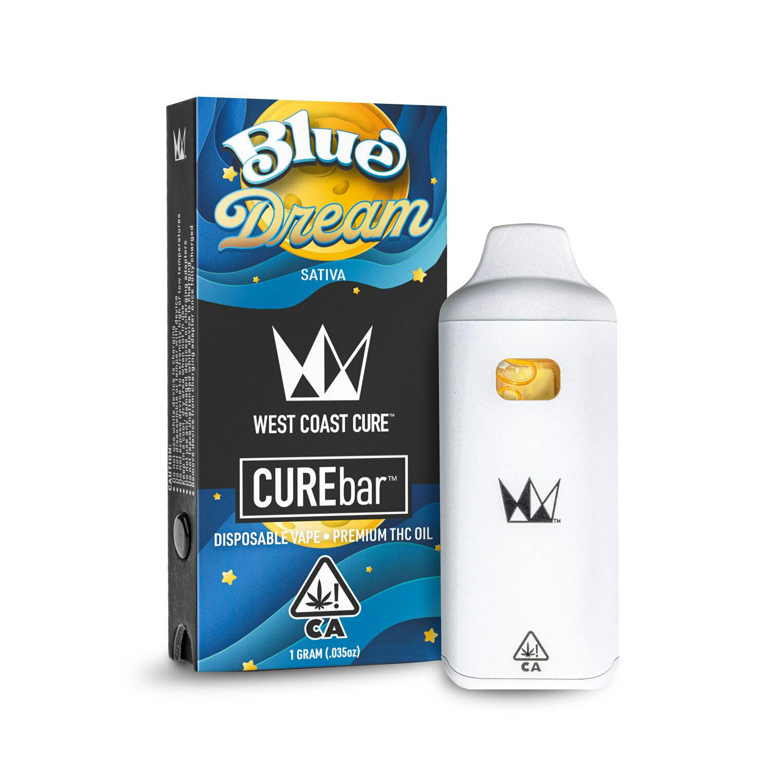 Blue Dream Disposable CUREbar - 1G - West Coast Cure