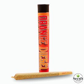 Secret Stash | Full Bud Pre Roll | Orange Diesel | 1.2g