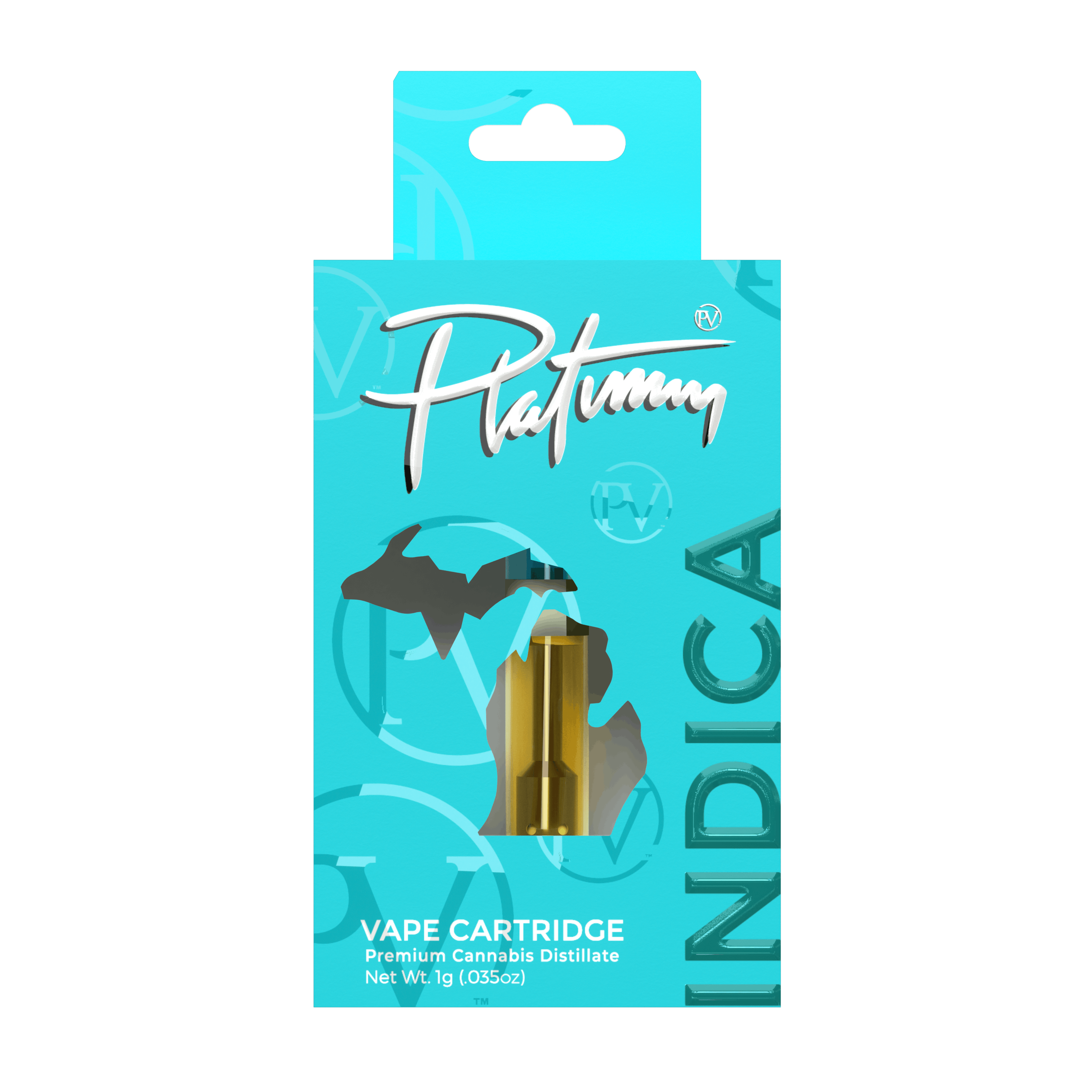 Platinum Vape - Elephant Ear (Indica) 1g cartridge - Platinum Vape