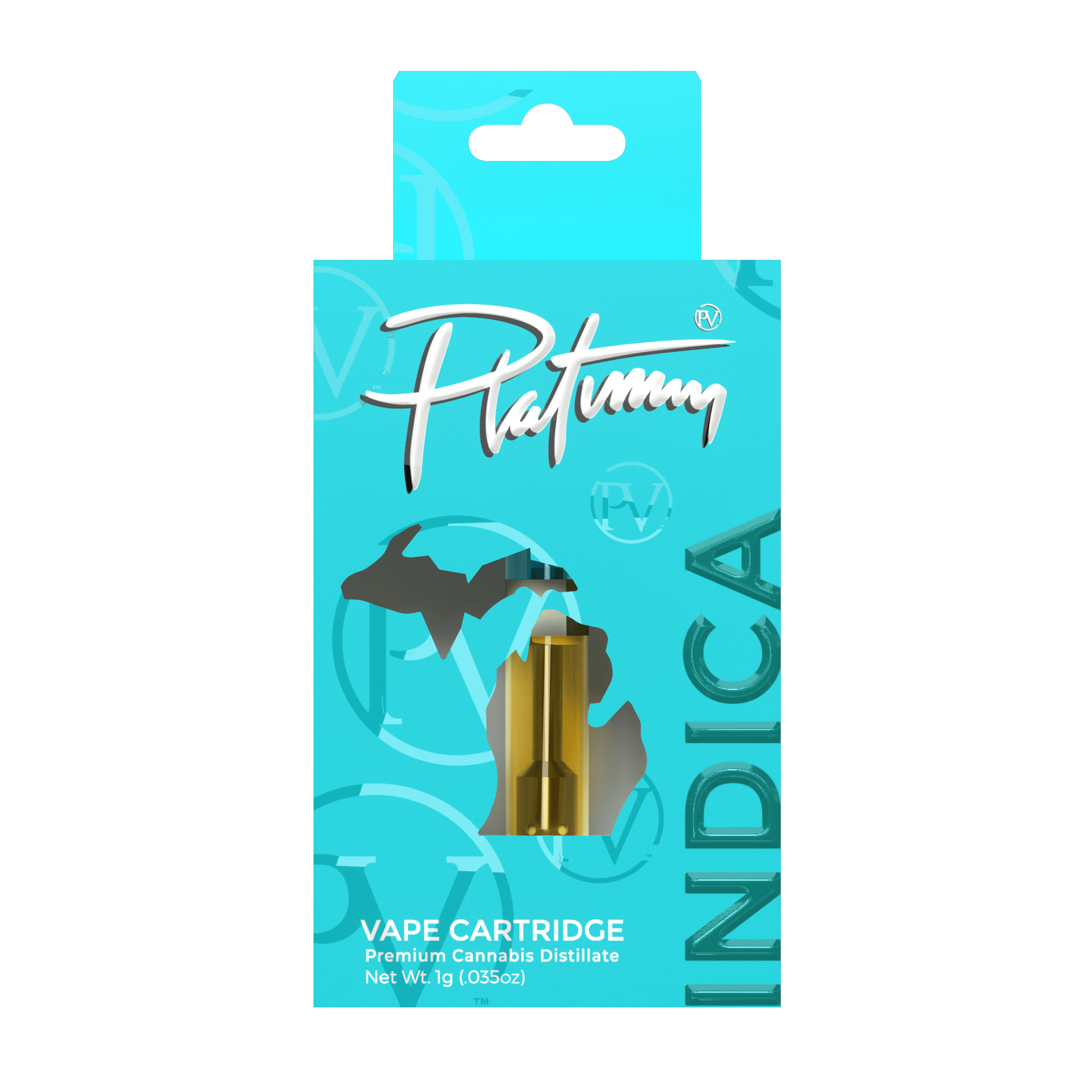 Platinum Vape - Twice Baked (Indica) 1g cartridge at Nirvana Cannabis - Menominee