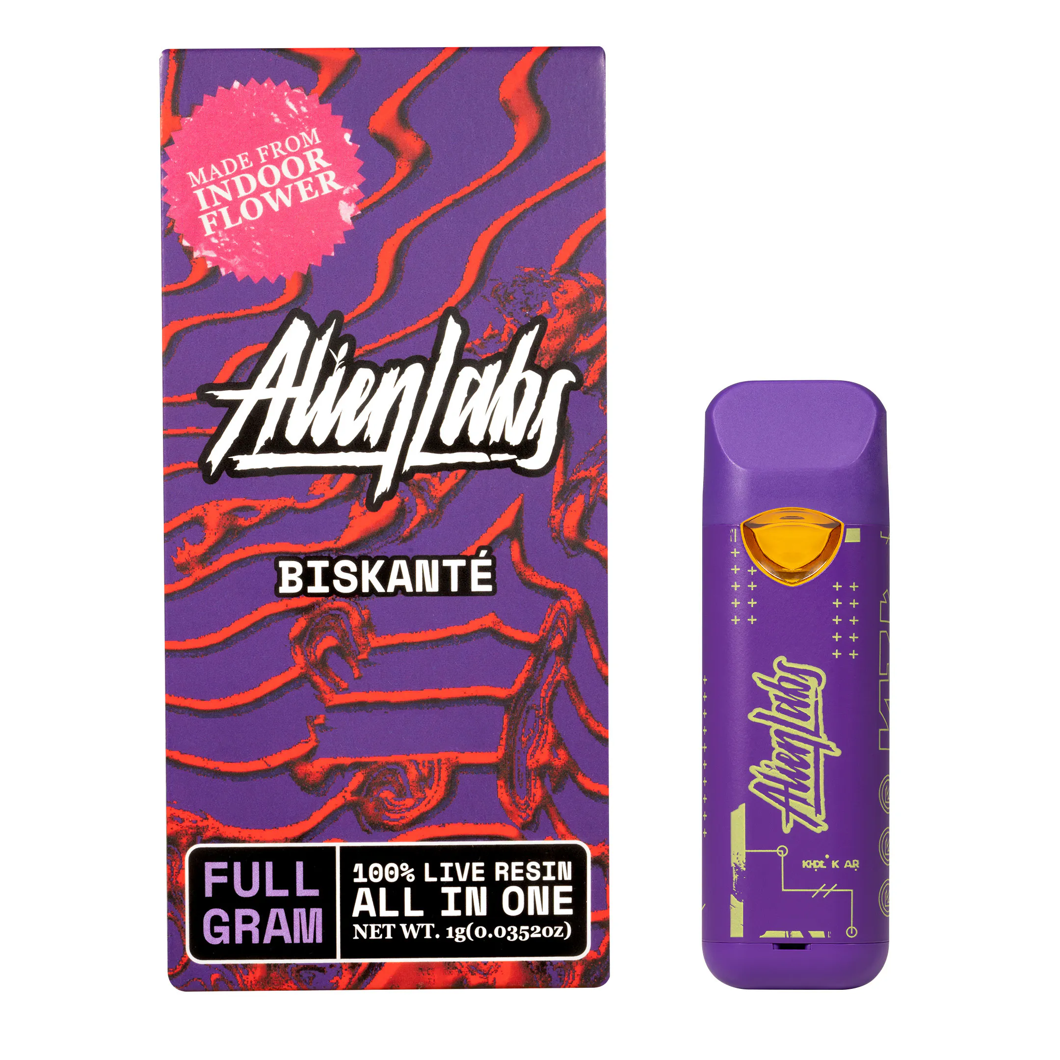 Alien Labs - SALE Alien Labs 1g Biskante Live Resin AIO Disposable Main Image