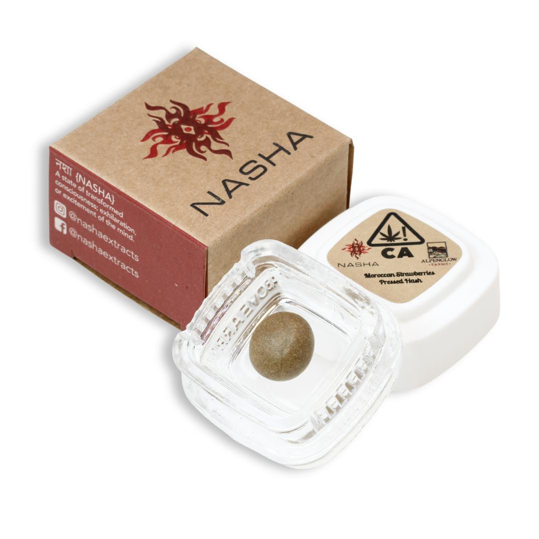 Nasha: Moroccan Strawberries Red Pressed