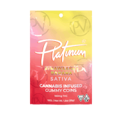 Platinum | Strawberry Banana | THC Gummies | 100mg