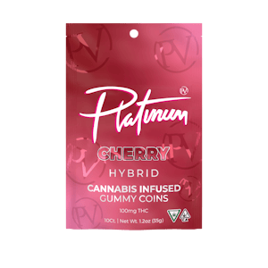PLATINUM VAPE - Platinum Vape 100mg Gummies - Cherry (Hybrid)