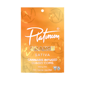 Platinum | Orange | THC Gummies | 100mg